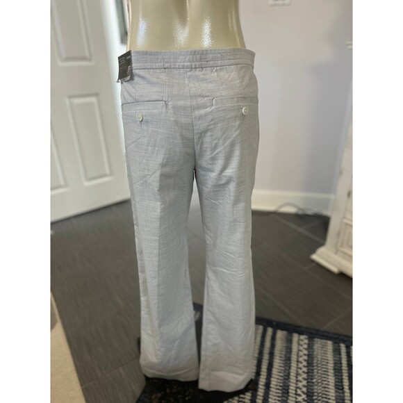 NWT J. FERRAR Men’s Big & Tall Light Woven Pattern Pants Light Gray (XL) #334 - Picture 10 of 12